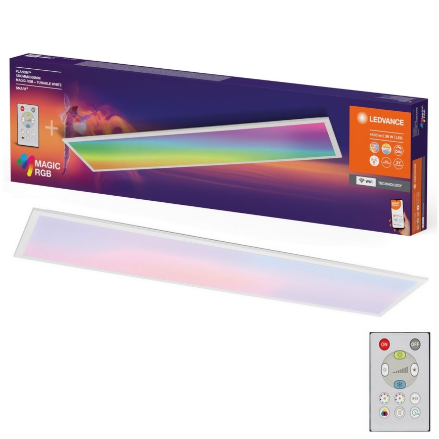 Plafonieră LED RGBW dimabilă Ledvance SMART+ MAGIC LED/36W/230V 2700-6500K Wi-Fi + telecomandă