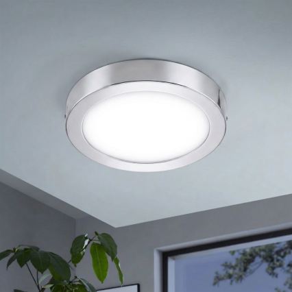 Plafonieră LED RGBW dimabilă pentru baie Eglo 33667 FUEVA-C LED21W/230V d. 30 cm IP44