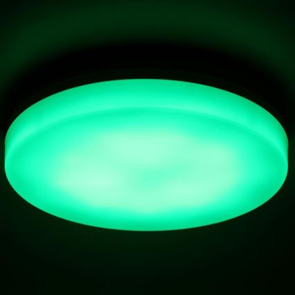 Plafonieră LED RGBW dimabilă pentru baie LED/20W/230V Wi-Fi IP44 alb