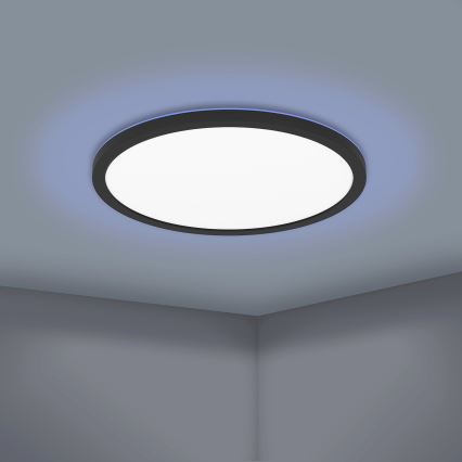 Plafonieră LED RGBW dimabilă LED/16,5W/230V negru ZigBee Eglo