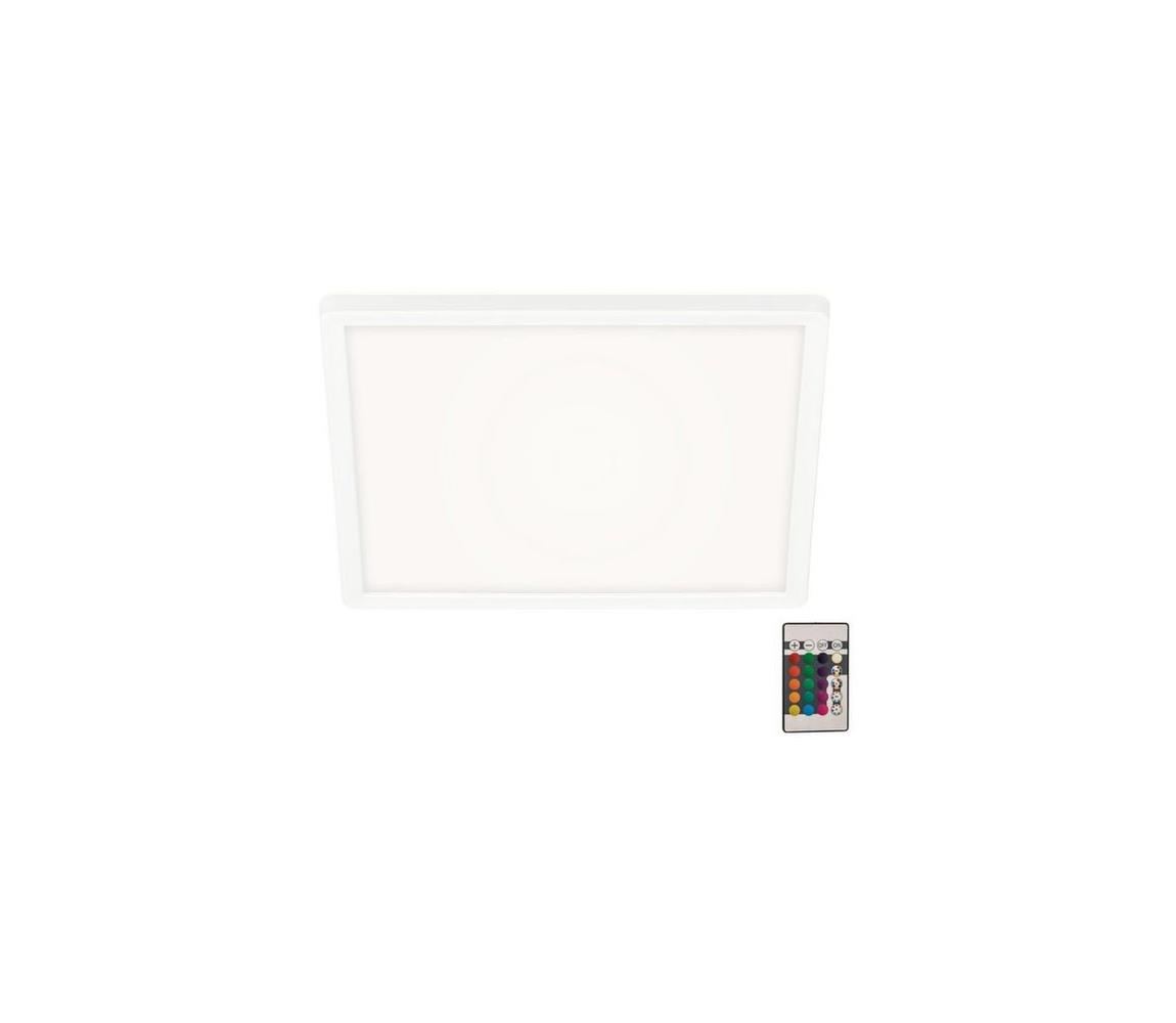 Plafonieră LED RGBW dimabilă SLIM LED/22W/230V Briloner 7091-416 + telecomandă