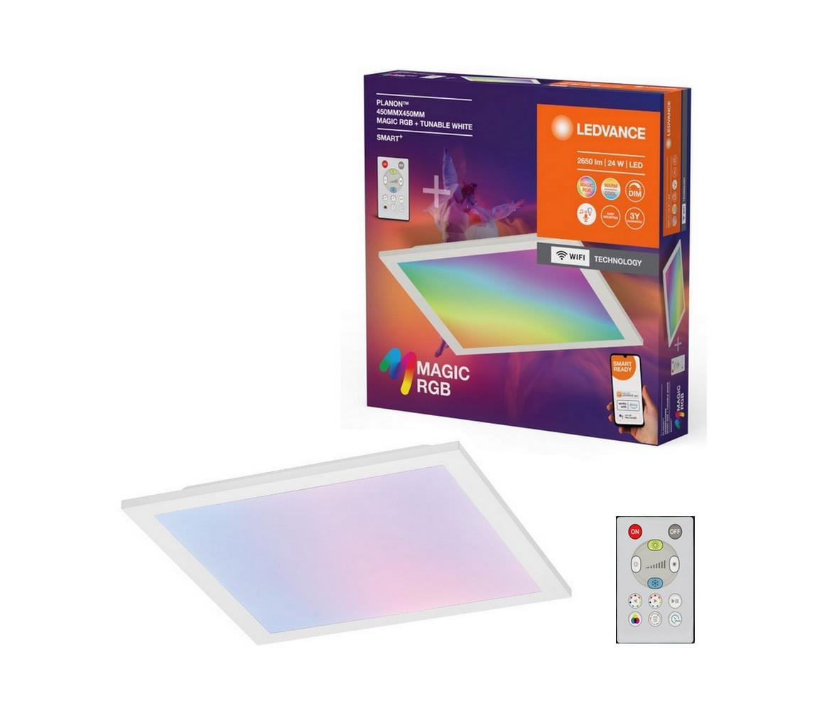 Plafonieră LED RGBW dimabilă SMART+ MAGIC LED/24W/230V Wi-Fi Ledvance + telecomandă