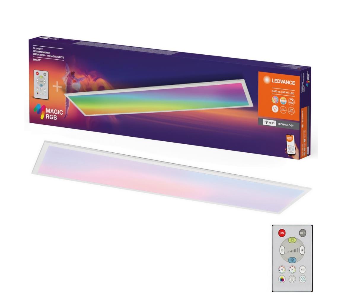 Plafonieră LED RGBW dimabilă SMART+MAGIC LED/36W/230V Wi-Fi Ledvance + telecomandă