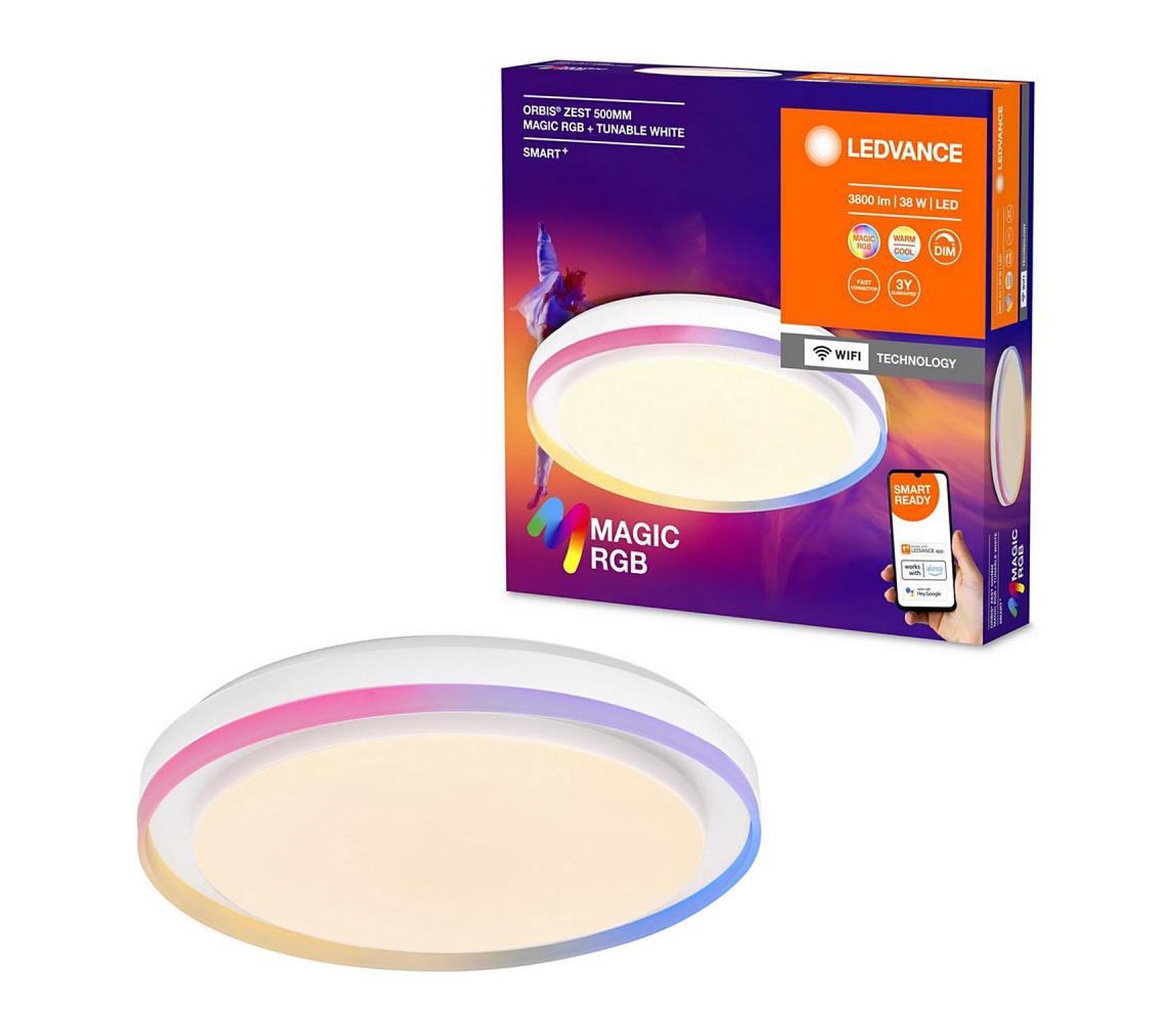Plafonieră LED RGBW dimabilă SMART+ MAGIC LED/38W/230V Wi-Fi Ledvance