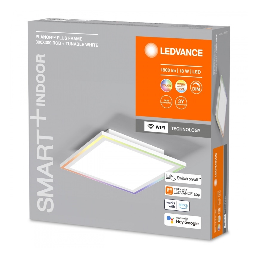Plafonieră LED RGBW dimabilă SMART+ PLANON LED/18W/230V 2700-6500K Wi-Fi Ledvance