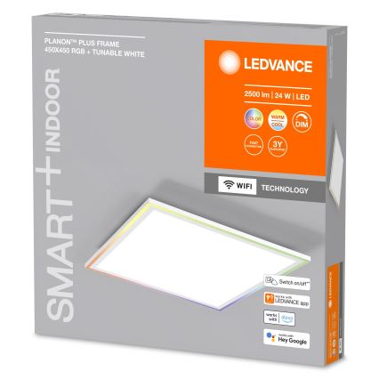 Plafonieră LED RGBW dimabilă SMART+ PLANON LED/24W/230V 2700-6500K Wi-Fi Ledvance