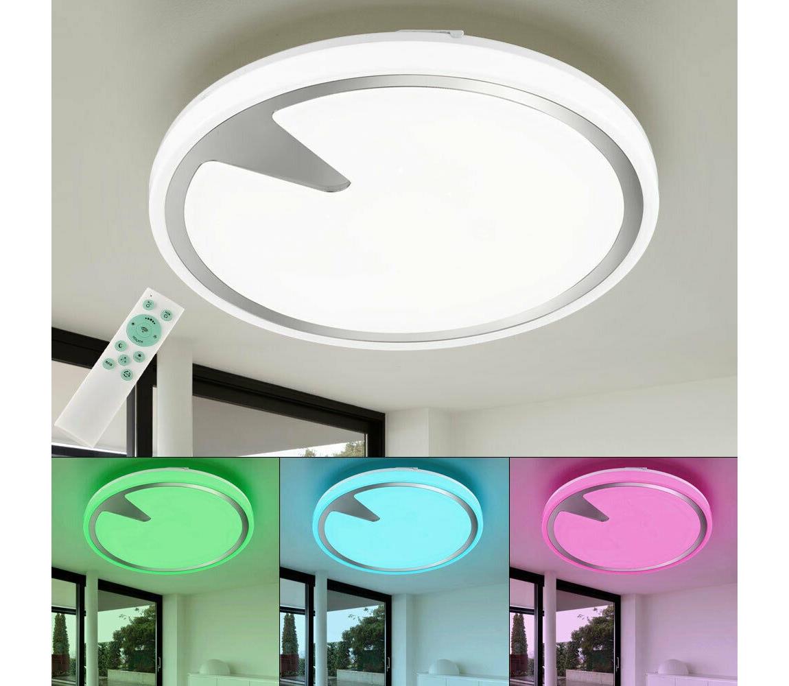 Plafonieră LED RGBW dimabilă T-ERIC LED/33W/230V Tuya Fischer & Honsel 20754 + telecomandă