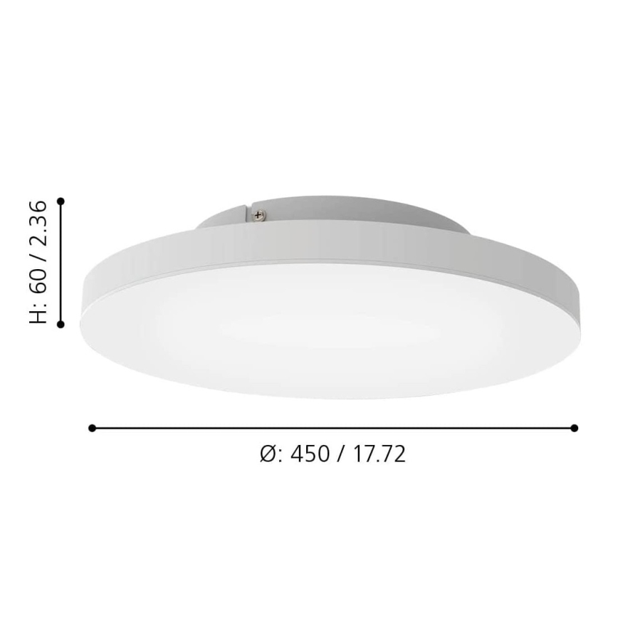 Plafonieră LED RGBW dimabilă LED/22,4W/230V ZigBee Eglo