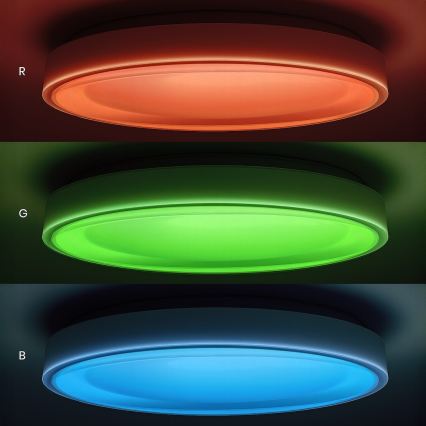 Plafonieră LED RGBW reglabilă MELO LED/36W/230V 3000-6000K Ø 39 cm albă + telecomandă