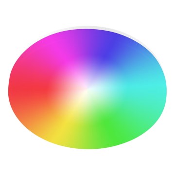 Plafonieră LED RGBW dimmabilă pentru baie, 15W/230V, 3000-6500K, Ø 22 cm, IP54, albă, Wi-Fi