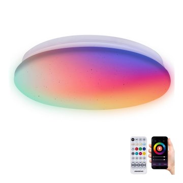 Plafonieră LED RGBW pentru baie Aigostar MESH LED/12W/230V IP44 + telecomandă