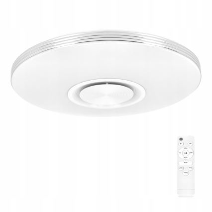 Plafonieră LED RGBW dimmabilă cu difuzor LED/60W/230V 3000-6000K Ø 40 cm albă + telecomandă