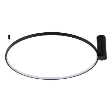 Plafonieră LED RING S, 34W/230V, 3000/4000/6000K, Ø 60 cm, neagră