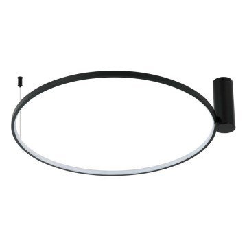 Plafonieră LED RING S, 50 W, 230 V, 3000/4000/6000 K, Ø 90 cm, neagră