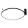 Plafonieră LED RING S, 50 W, 230 V, 3000/4000/6000 K, Ø 90 cm, neagră
