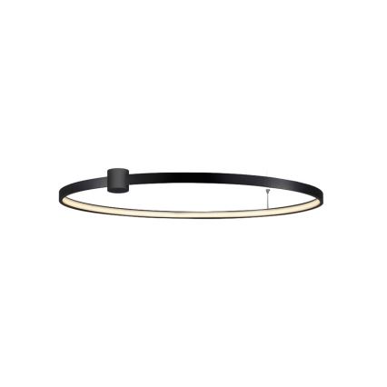 Plafonieră LED RING S, 50 W, 230 V, 3000/4000/6000 K, Ø 90 cm, neagră