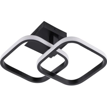 Plafonieră LED ROBERT, 25 W, 230 V, 25 x 38 cm, negru