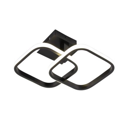 Plafonieră LED ROBERT, 25 W, 230 V, 25 x 38 cm, negru