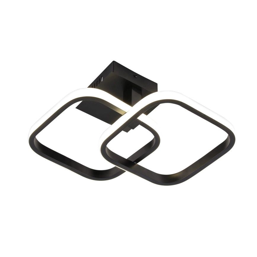 Plafonieră LED ROBERT, 25 W, 230 V, 25 x 38 cm, negru