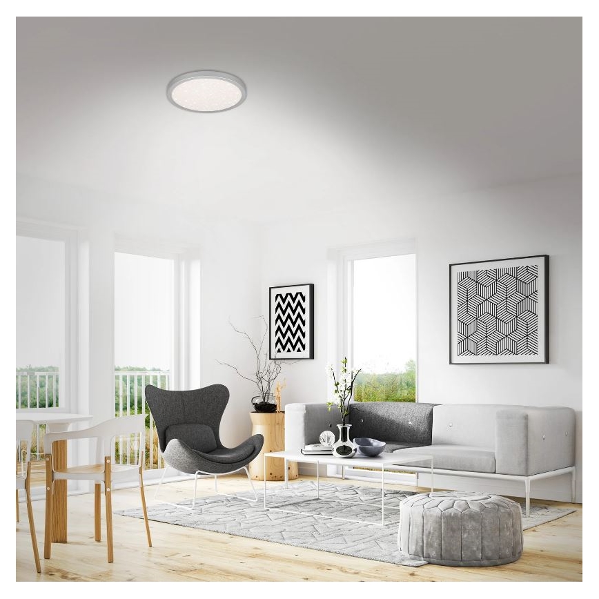 Plafonieră LED RUNA LED/24W/230V argintiu Briloner 3071-014