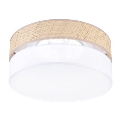 Plafonieră LED SIRJA BOHO, 20W, 230V, 4000K, Ø 35 cm, bej/alb