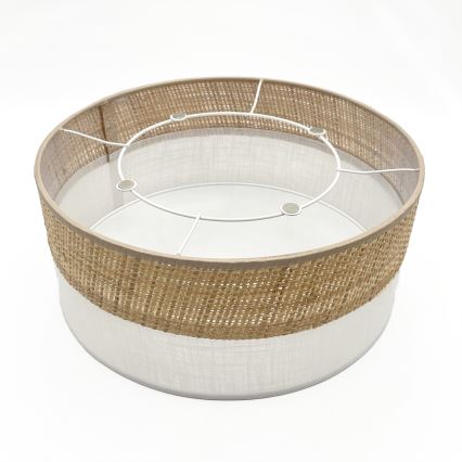 Plafonieră LED SIRJA BOHO, 20 W, 230 V, 4000 K, diametru 35 cm, bej/alb