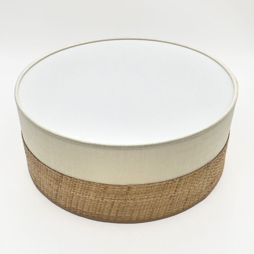 Plafonieră LED SIRJA BOHO, 20W, 230V, 4000K, Ø35 cm, bej/crem