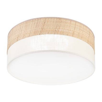 Plafonieră LED SIRJA BOHO, 20W, 230V, 4000K, Ø35 cm, bej/crem