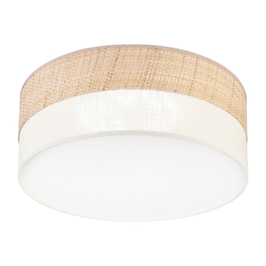 Plafonieră LED SIRJA BOHO, 20W, 230V, 4000K, Ø35 cm, bej/crem