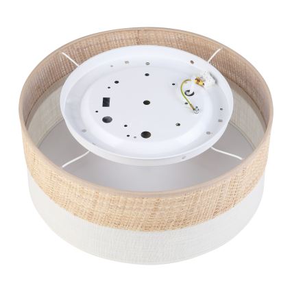 Plafonieră LED SIRJA BOHO, 20W, 230V, 4000K, Ø35 cm, bej/crem