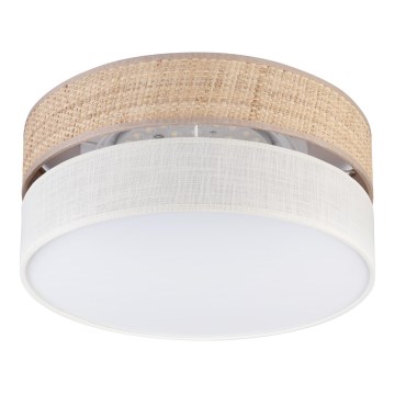 Plafonieră LED SIRJA BOHO, 20W/230V, 4000K, Ø 35 cm, bej/crem