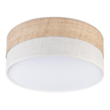 Plafonieră LED SIRJA BOHO, 20W, 230V, 4000K, Ø35 cm, bej/crem