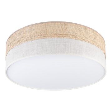 Plafonieră LED SIRJA BOHO, 36W, 230V, 4000K, Ø 45 cm, bej/crem