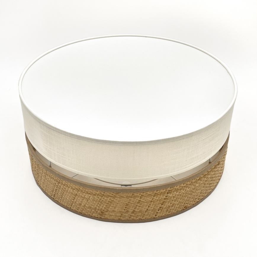 Plafonieră LED SIRJA BOHO, 20W/230V, 4000K, Ø 35 cm, bej/crem