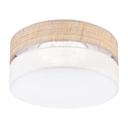 Plafonieră LED SIRJA BOHO, 20W/230V, 4000K, Ø 35 cm, bej/crem