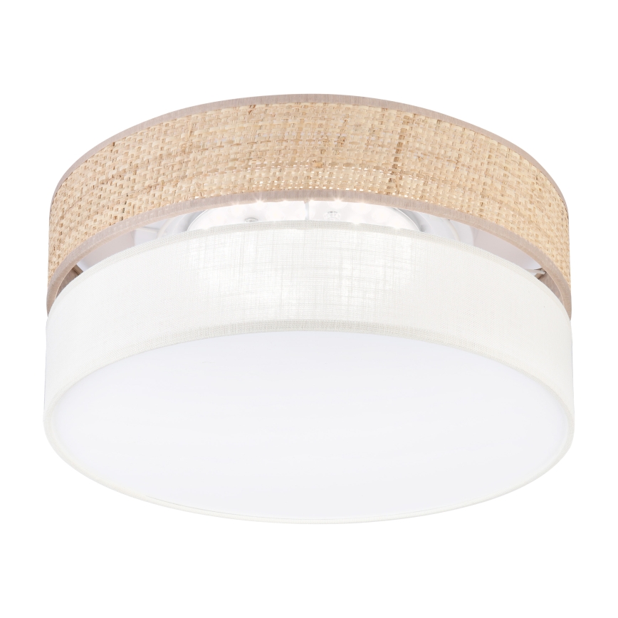 Plafonieră LED SIRJA BOHO, 20W/230V, 4000K, Ø 35 cm, bej/crem