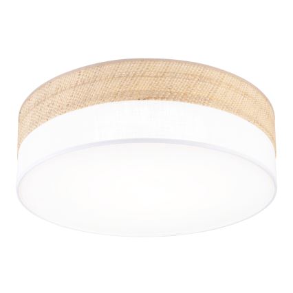 Plafonieră LED SIRJA BOHO, 36W/230V, 4000K, Ø 45 cm, bej/alb