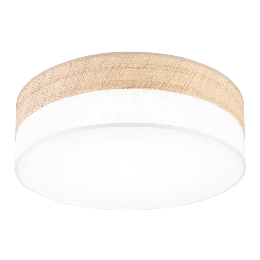Plafonieră LED SIRJA BOHO, 36W/230V, 4000K, Ø 45 cm, bej/alb