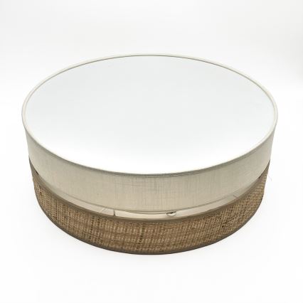 Plafonieră LED SIRJA BOHO, 36 W, 230 V, 4000 K, Ø 45 cm, bej/crem