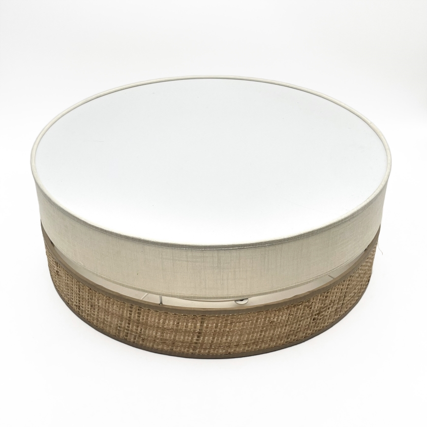 Plafonieră LED SIRJA BOHO, 36 W, 230 V, 4000 K, Ø 45 cm, bej/crem