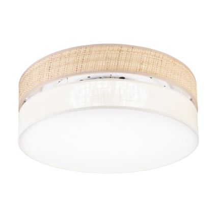 Plafonieră LED SIRJA BOHO, 36 W, 230 V, 4000 K, Ø 45 cm, bej/crem