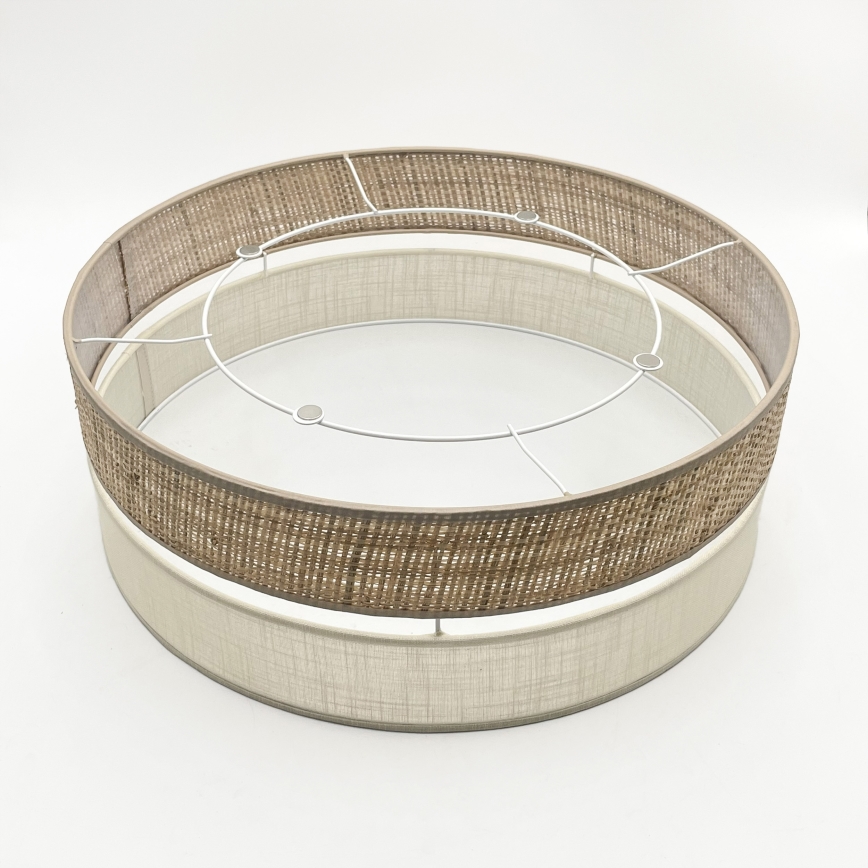 Plafonieră LED SIRJA BOHO, 36 W, 230 V, 4000 K, Ø 45 cm, bej/crem