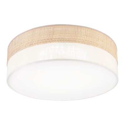 Plafonieră LED SIRJA BOHO, 36W, 230V, 4000K, Ø 45 cm, bej/crem