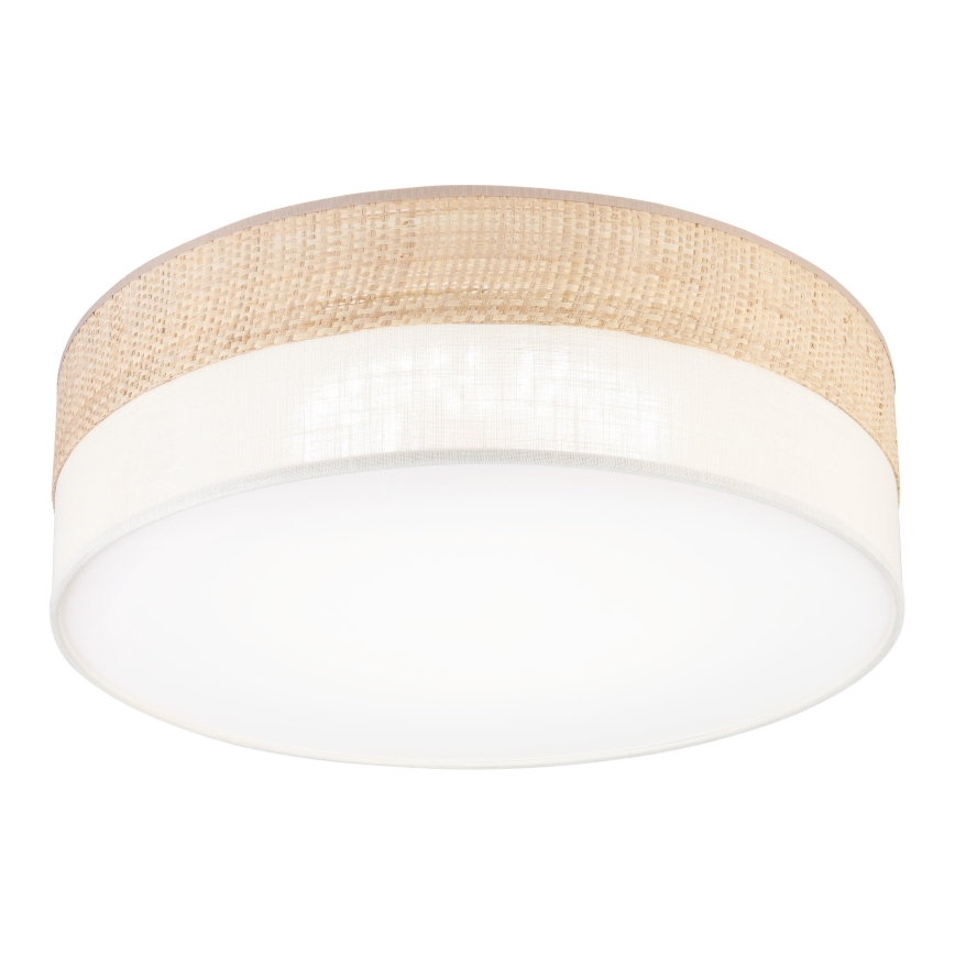 Plafonieră LED SIRJA BOHO, 36W, 230V, 4000K, Ø 45 cm, bej/crem