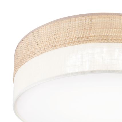 Plafonieră LED SIRJA BOHO, 36W, 230V, 4000K, Ø 45 cm, bej/crem