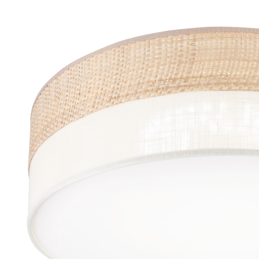 Plafonieră LED SIRJA BOHO, 36W, 230V, 4000K, Ø 45 cm, bej/crem