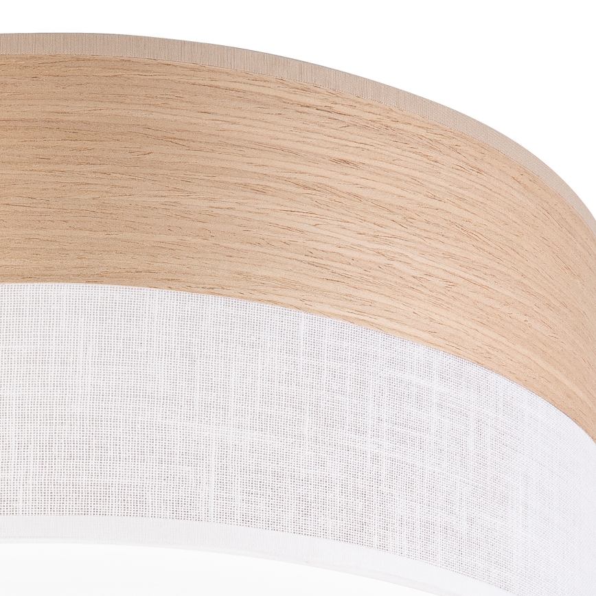 Plafonieră LED SIRJA WOOD LED/36W/230V d. 45 cm alb/stejar