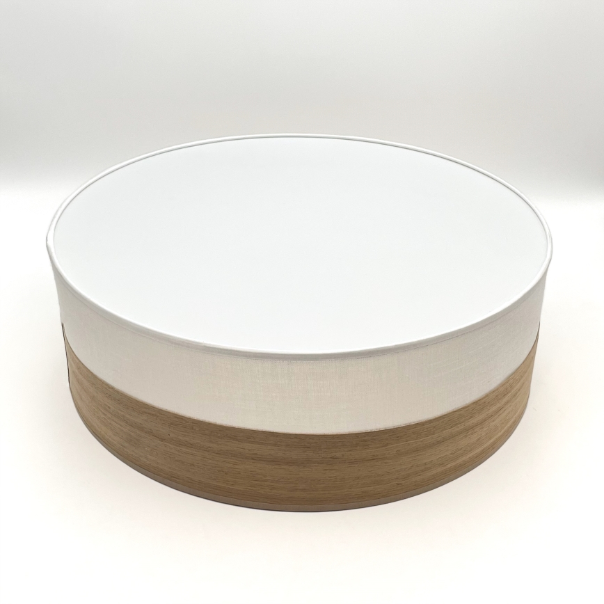 Plafonieră LED SIRJA WOOD LED/36W/230V d. 45 cm alb/stejar