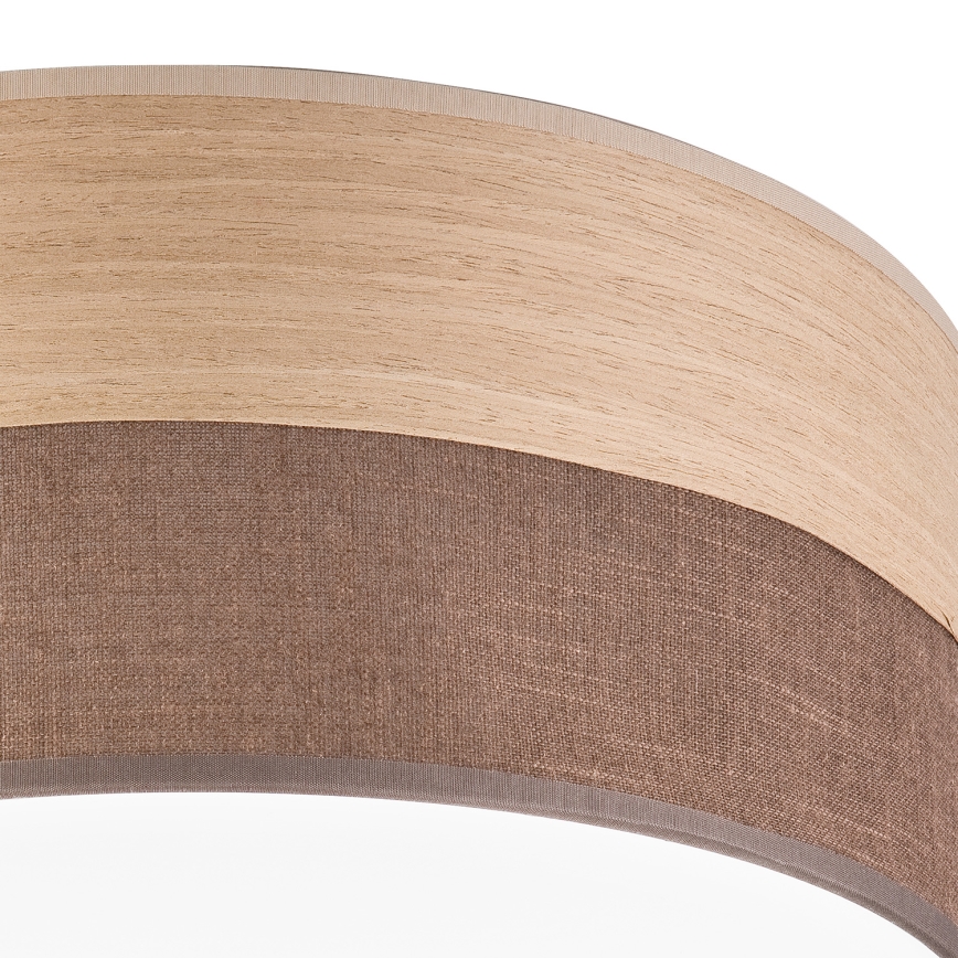Plafonieră LED SIRJA WOOD LED/36W/230V d. 45 cm maro/stejar