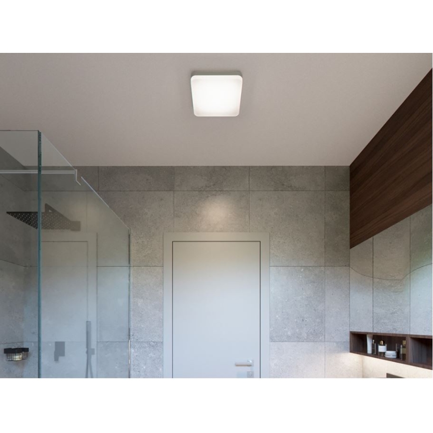 Plafonieră LED SQUARE LED/12W/230V IP54 3000/4000/5700K LED2